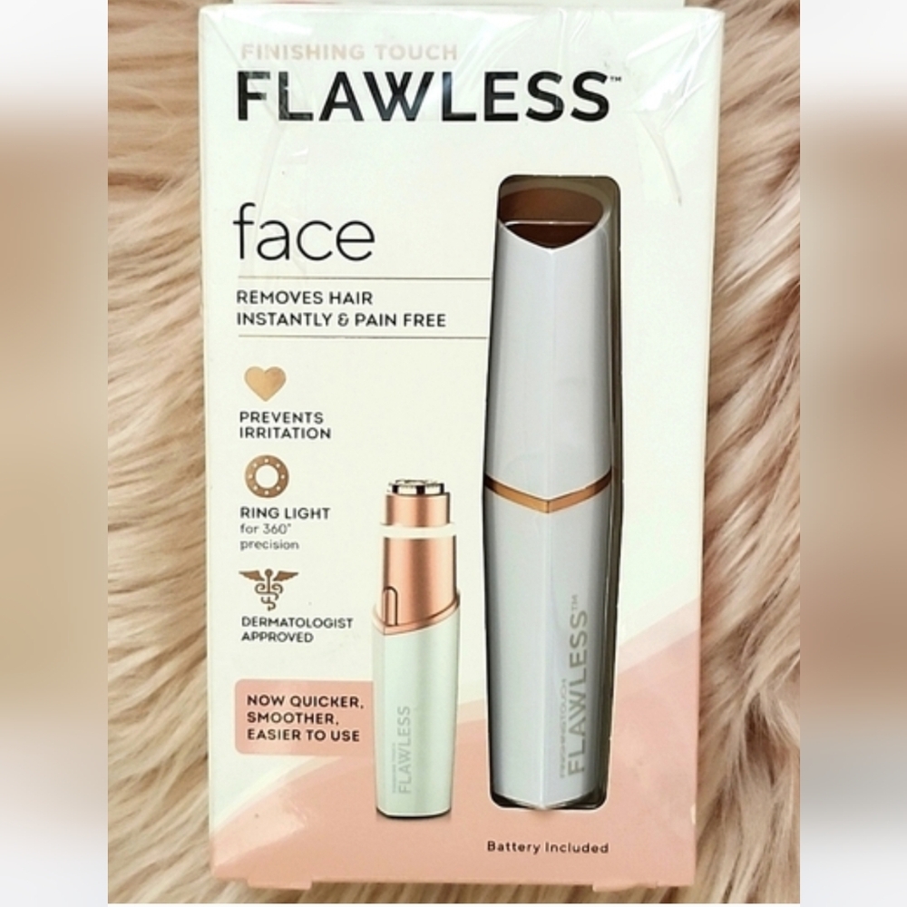 LAWLESS Flawless Face Hair Remover - White and Gold
